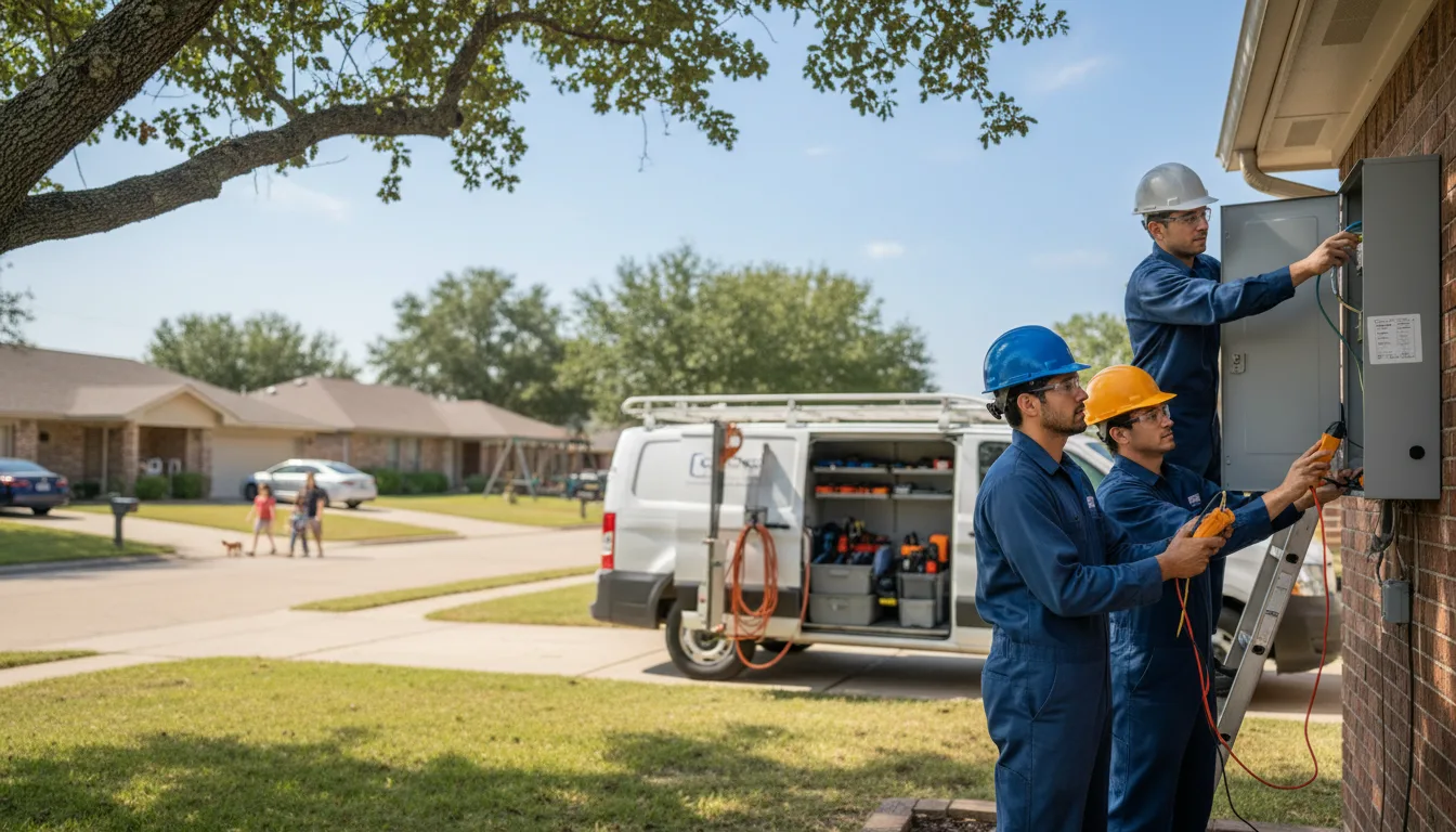 Certified electrician providing emergency electrical services in Leroy, MI